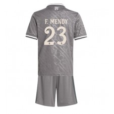 Real Madrid Ferland Mendy #23 Tredjedraktsett Barn 2024-25 Kortermet (+ korte bukser)